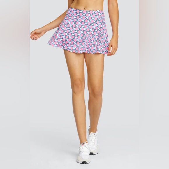 TAIL Activewear Vintage Tennis Skirt 13.5” Pink and Orange Stripe Small - Picture 10 of 14